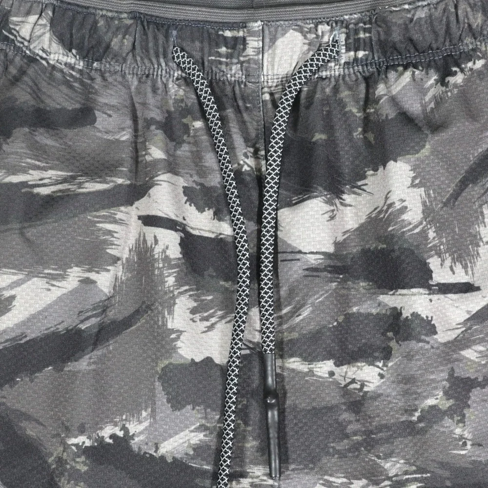⁠ASRV Silver-Lite Training Shorts Mens M Grey Camo Linerless Athletic Gym